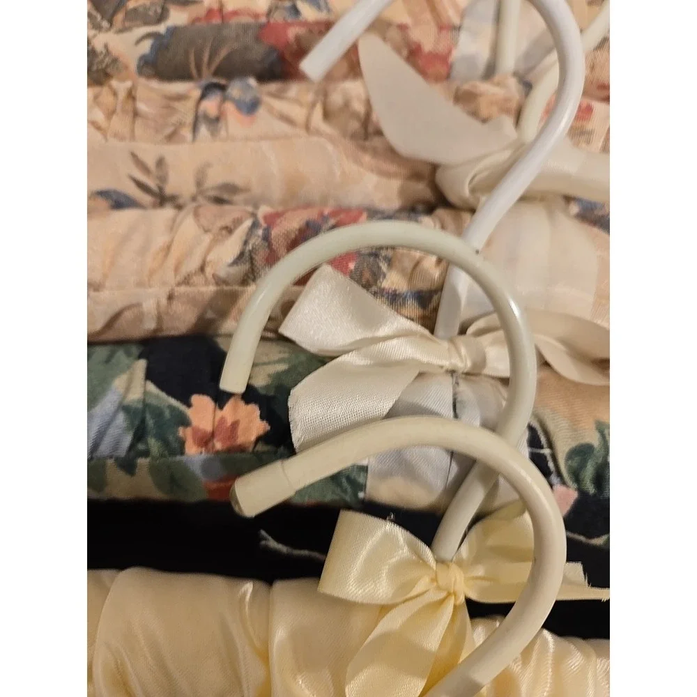 Nine Padded Cloth Hangers For Lingerie